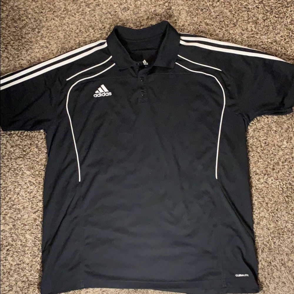 Adidas Black Polo 2XL